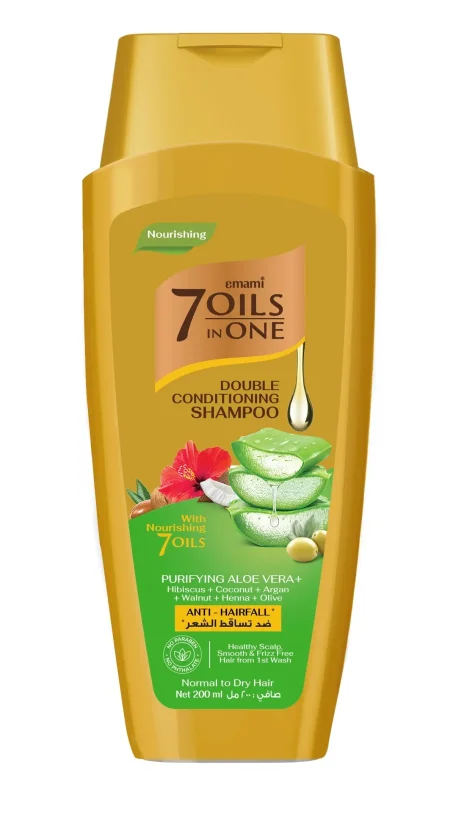 Emami 7 Oils In One Moisturised Curls Shampoo – 400ml | إمامي شامبو ترطيب الشعر الكيرلي بـ7 زيوت